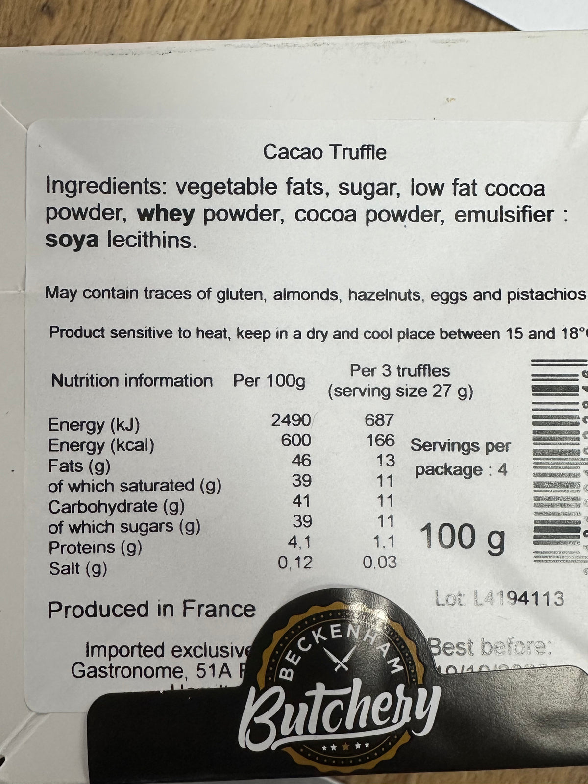 Mathez Chocolate Truffles