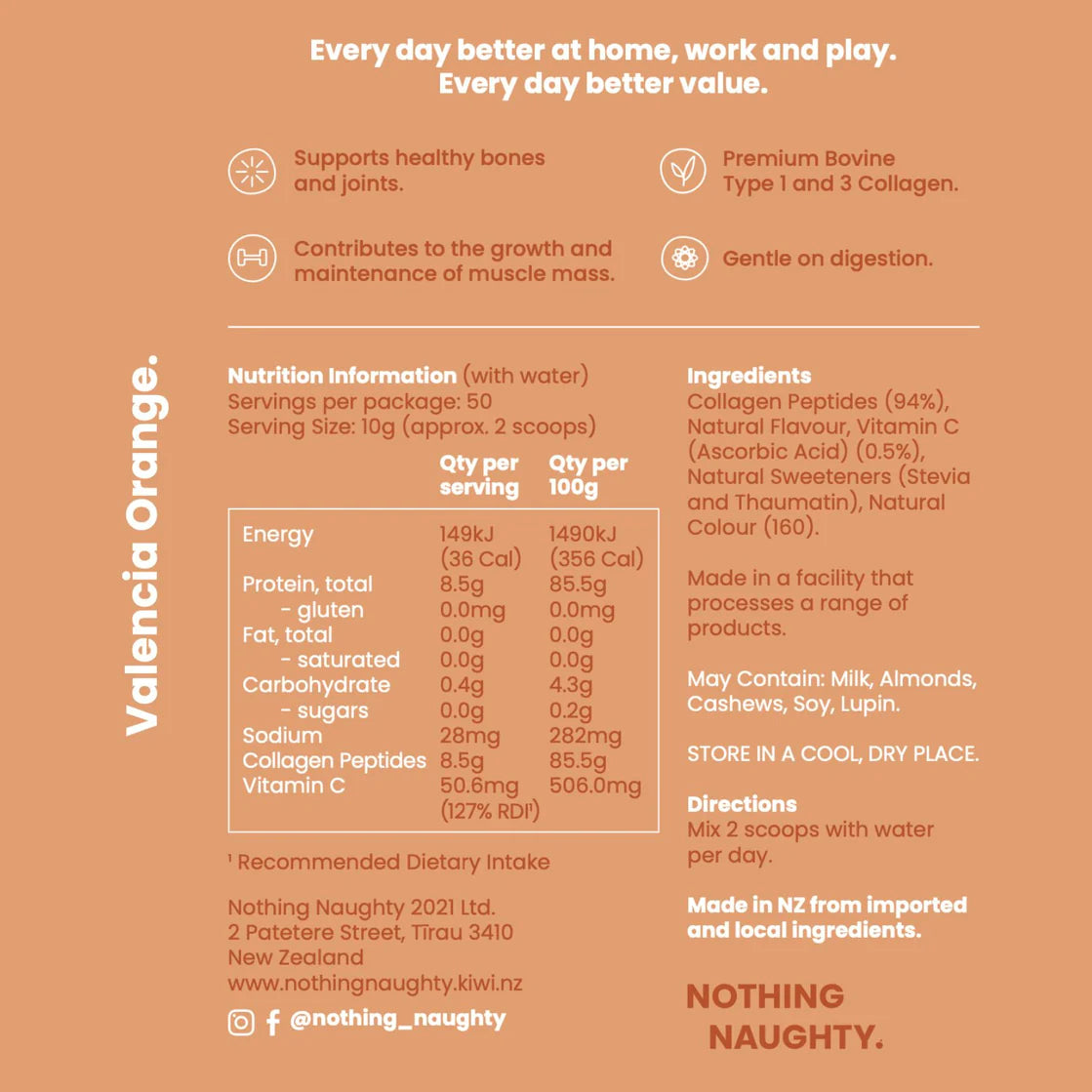 Nothing Naughty Collagen Powder