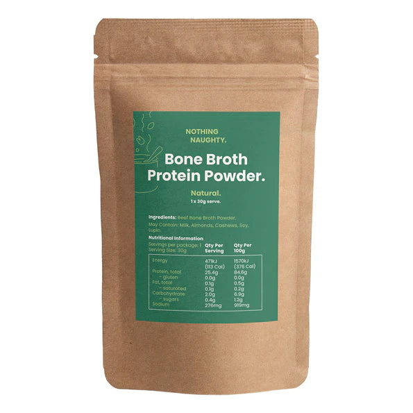Nothing Naughty Bone Broth Protein Powder