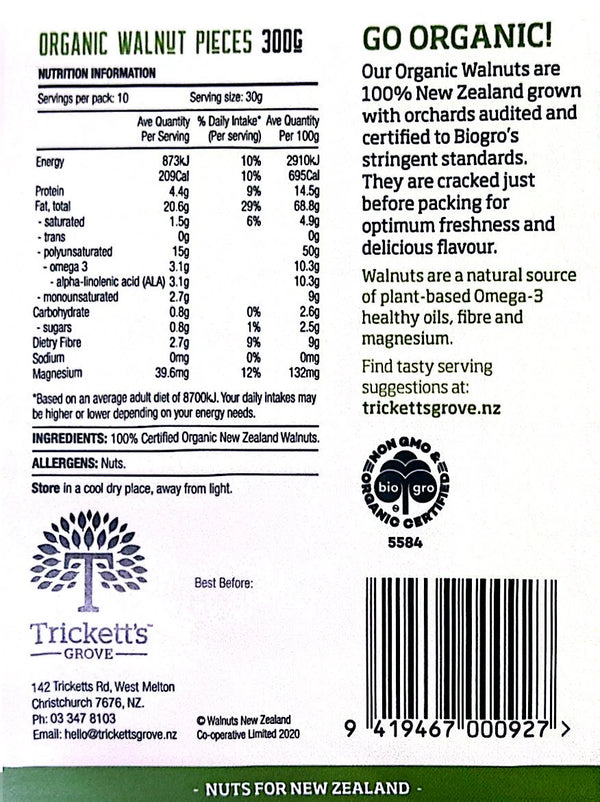 Trickett's Grove Organic Walnuts