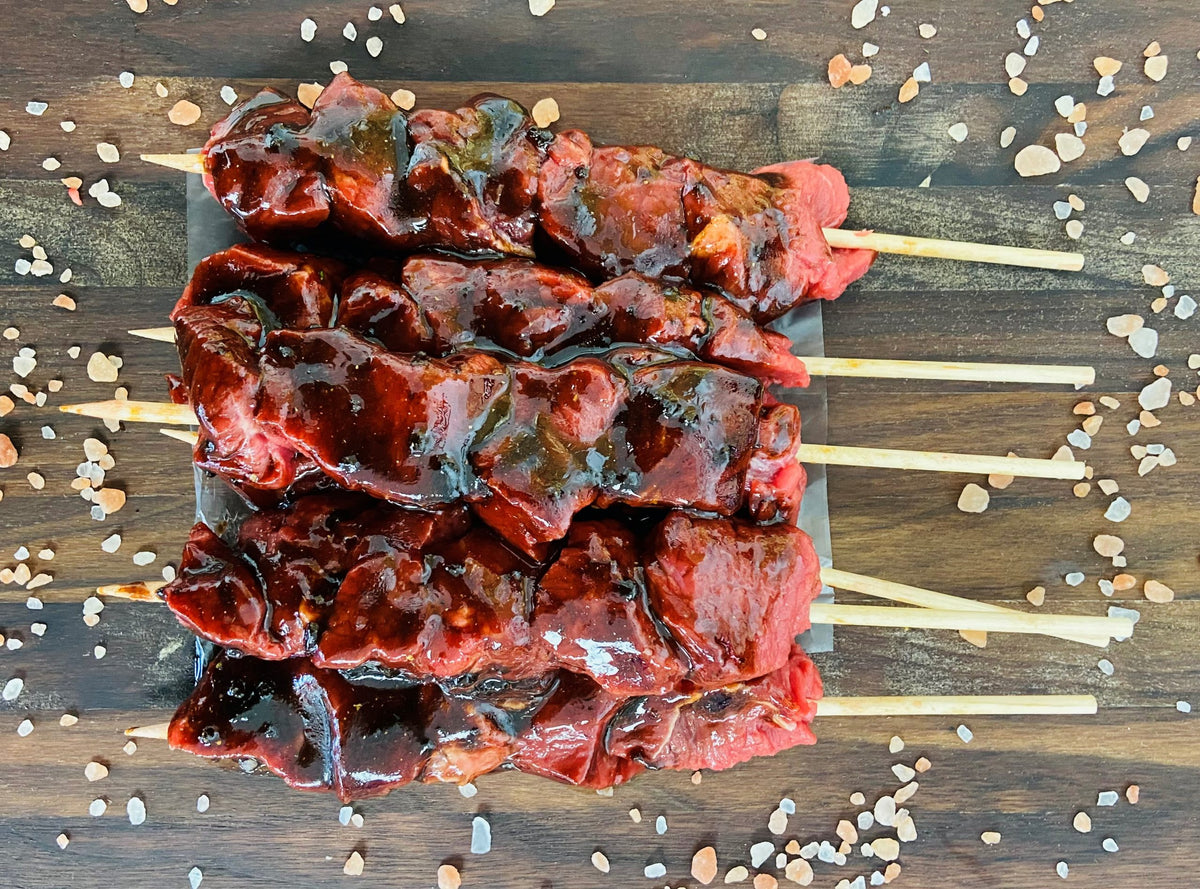 Organic Beef Kebabs 6 pack