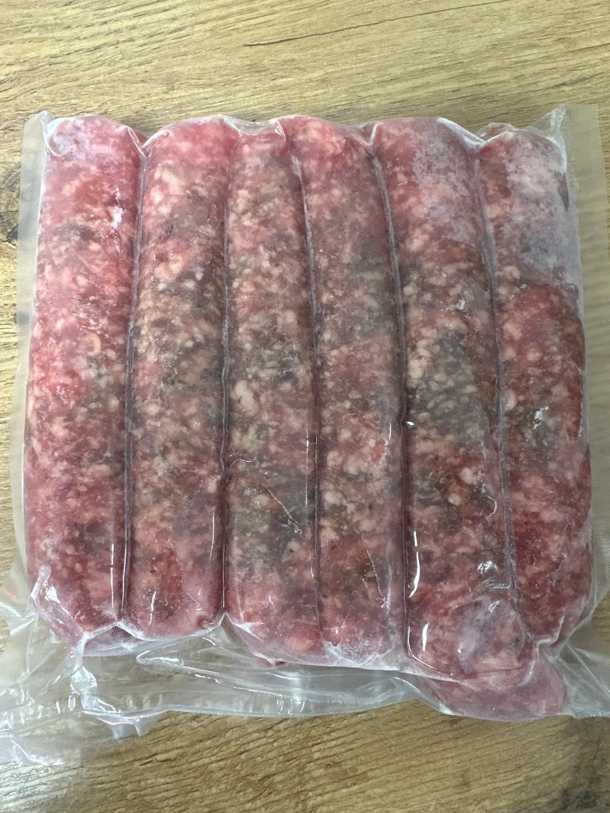 Organic Beef Sausages (No additives)