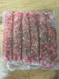 Organic Beef Sausages (No additives)