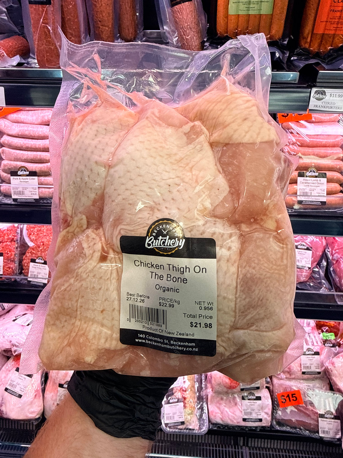 Frozen Organic Chicken Thigh on the Bone *SPECIAL*