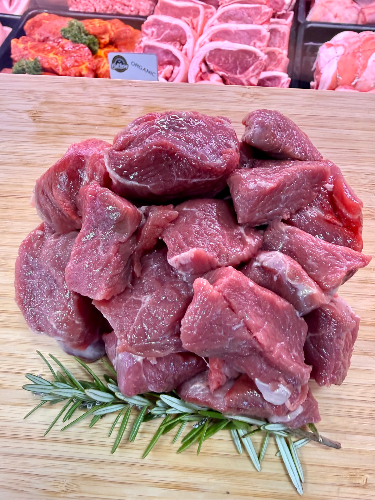 Diced Organic Lamb