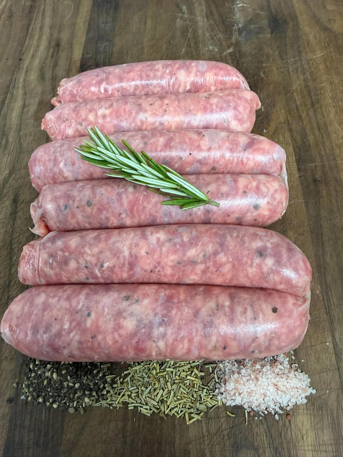 Organic Lamb Sausages (No additives)