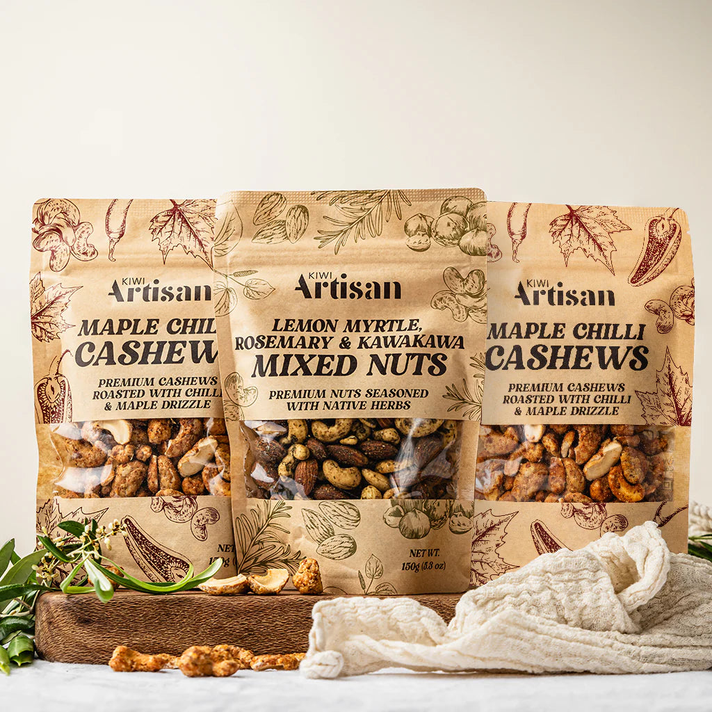 Kiwi Artisan Premium Nut Range
