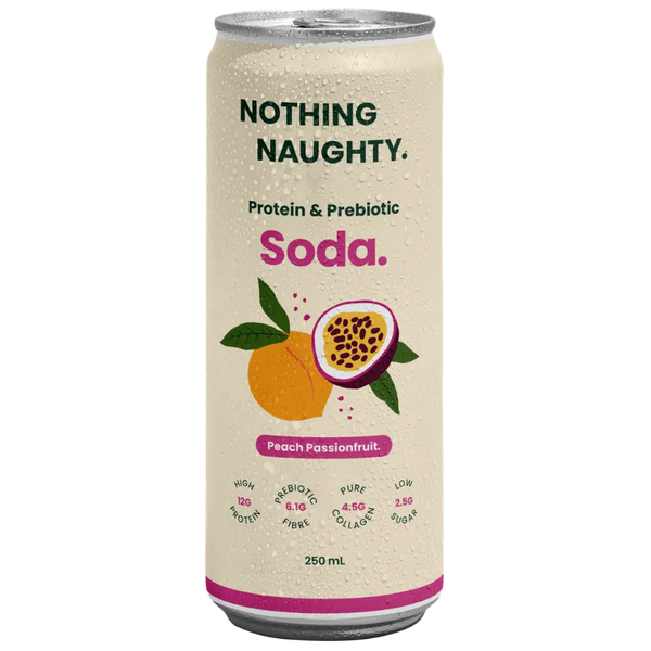 Nothing Naughty Protein & Probiotic Soda