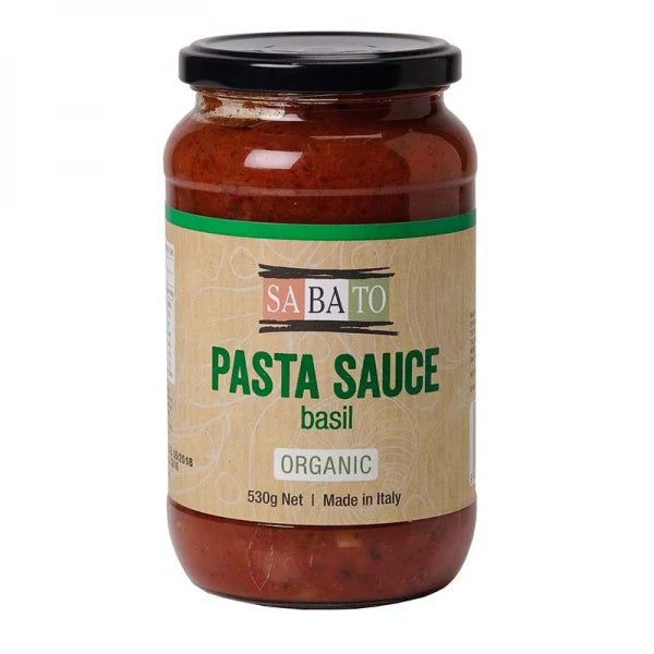 Sabato Organic Basil Pasta Sauce